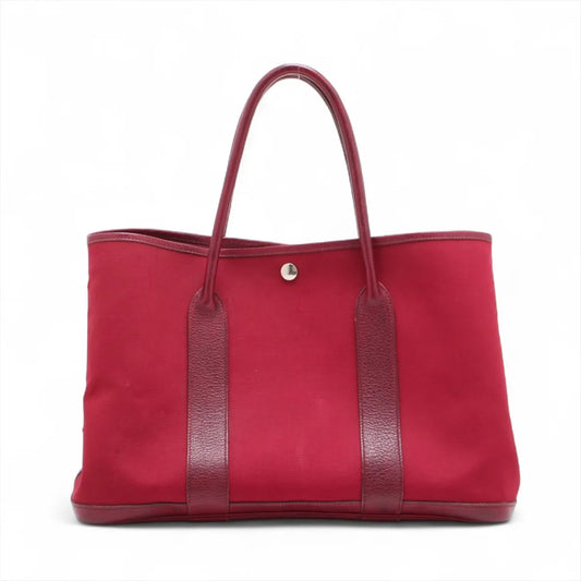 HERMES Garden Party 36 PM Toire Officier x Buffle □I: 2005 Tote Bag