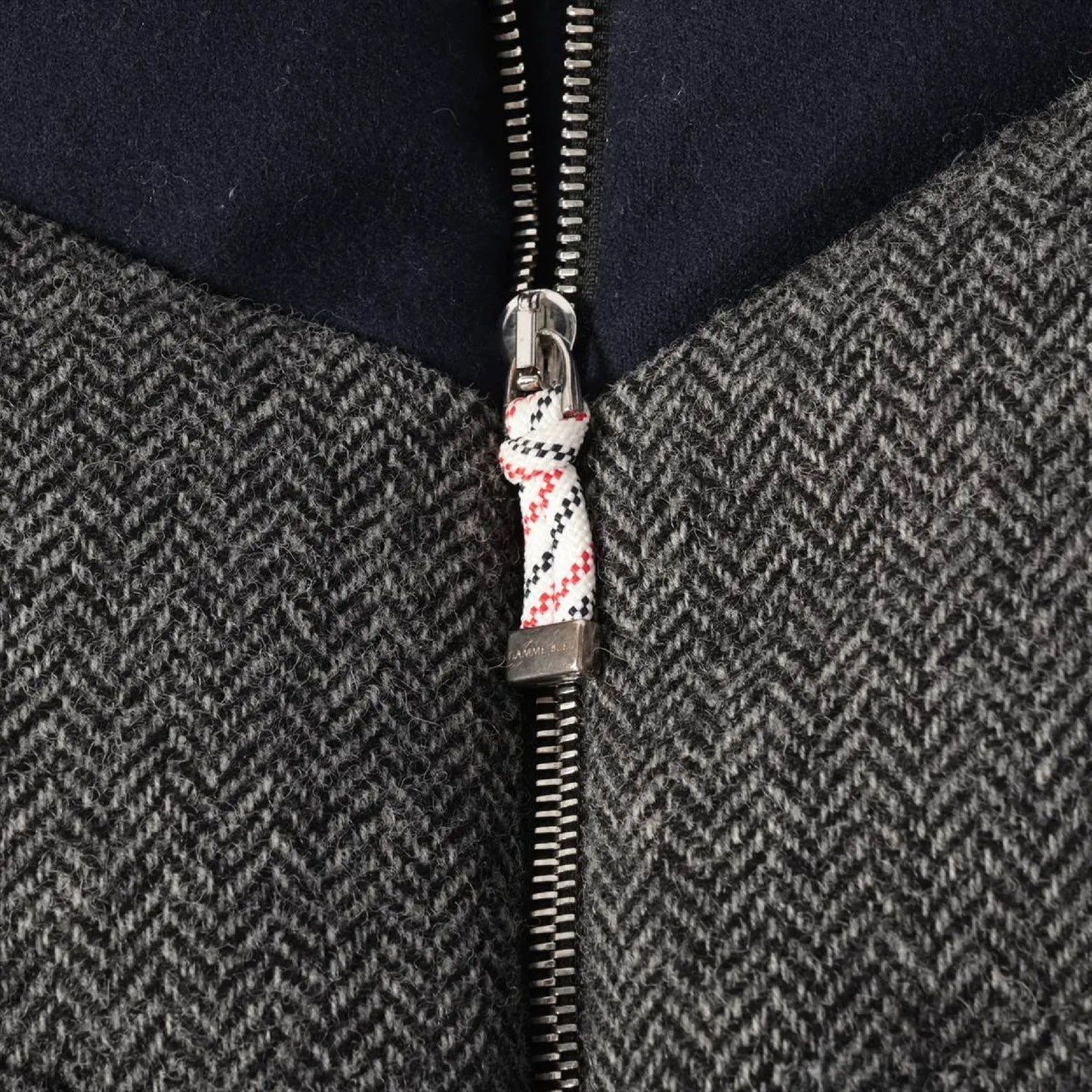MONCLER Moncler Gum Blue Wool Down Jacket 1 Grey C23914137280 Jacket