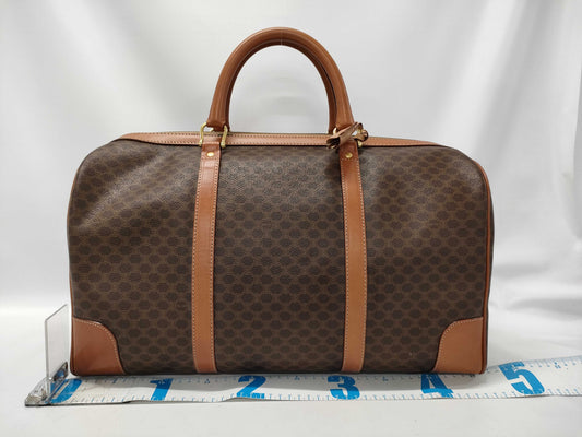 CELINE Triomphe Macadam Boston Bag