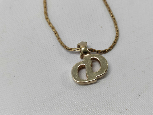Dior Christian Dior CD Gold Necklace