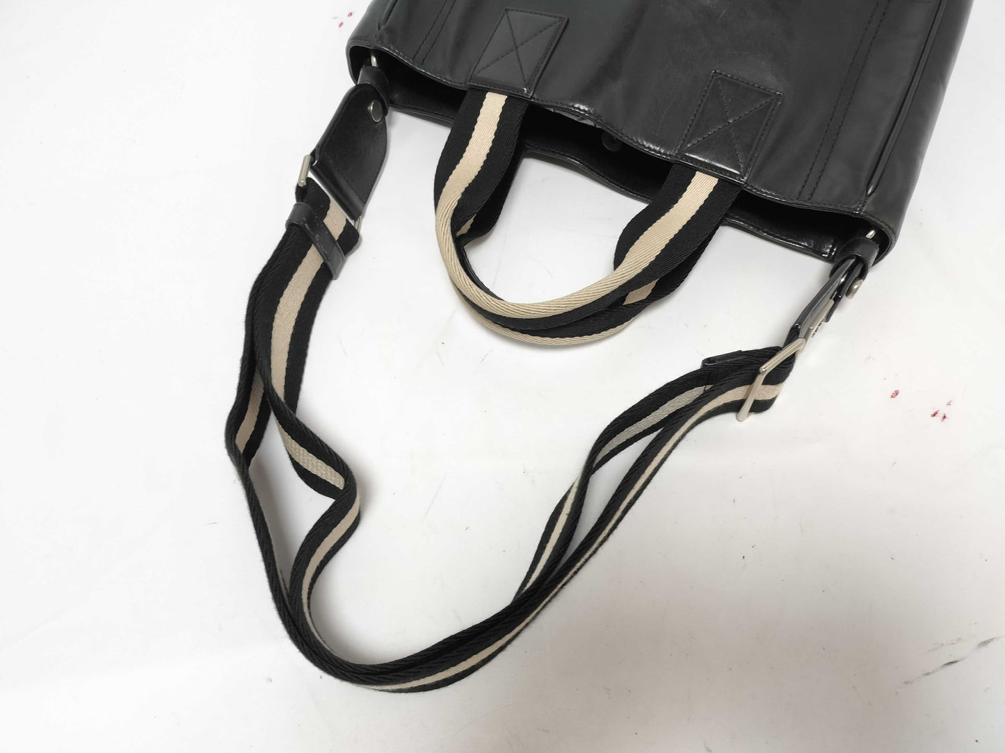 BALLY Leather Trainspotting 2-Way Handbag