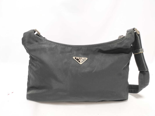 PRADA Nylon Prada Nylon Shoulder Bag Black Shoulder Bag