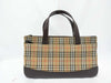 BURBERRY Check Pattern Handbag