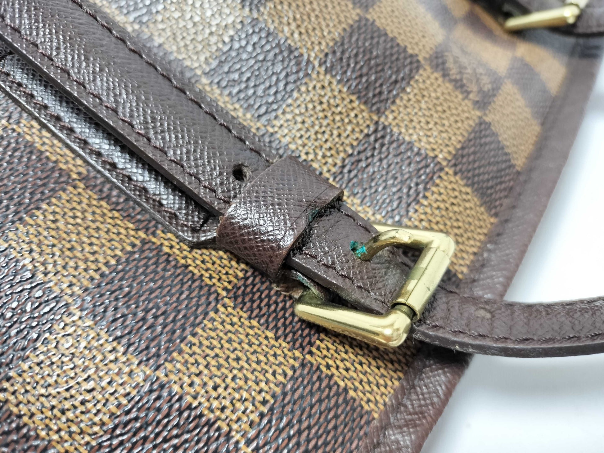 LOUIS VUITTON Damier Mare Bucket Handbag with Pouch and Tote Bag
