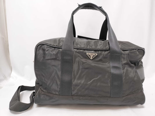 PRADA nylon Prada nylon Boston bag black Boston bag