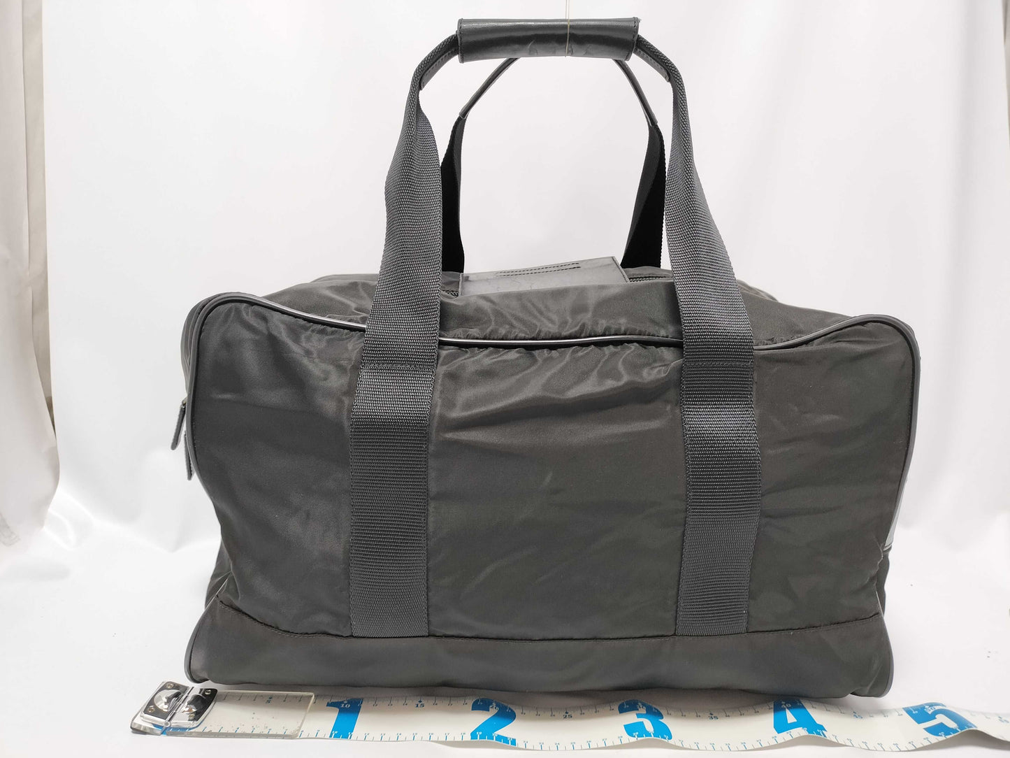 PRADA nylon Prada nylon Boston bag black Boston bag