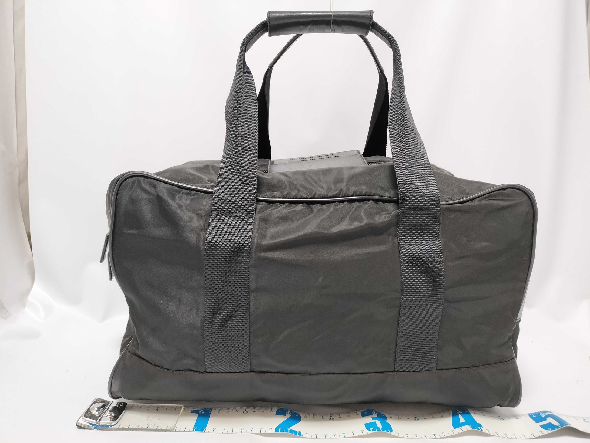PRADA nylon Prada nylon Boston bag black Boston bag