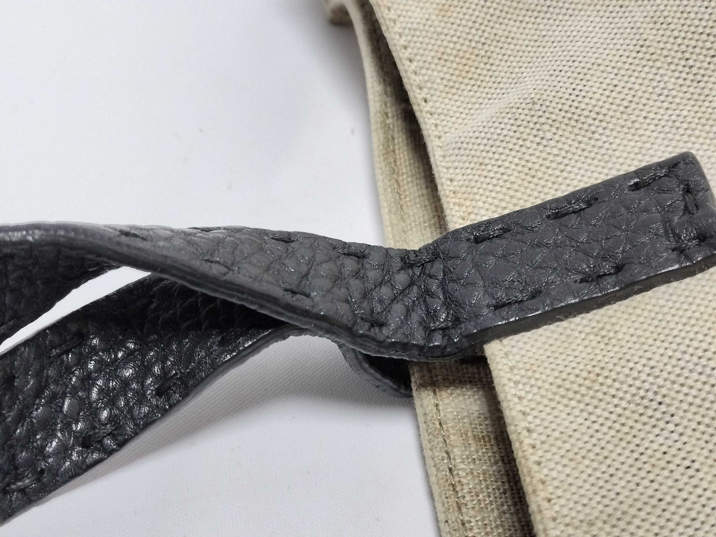 FENDI Selleria Canvas and Leather 2-Way Tote Bag