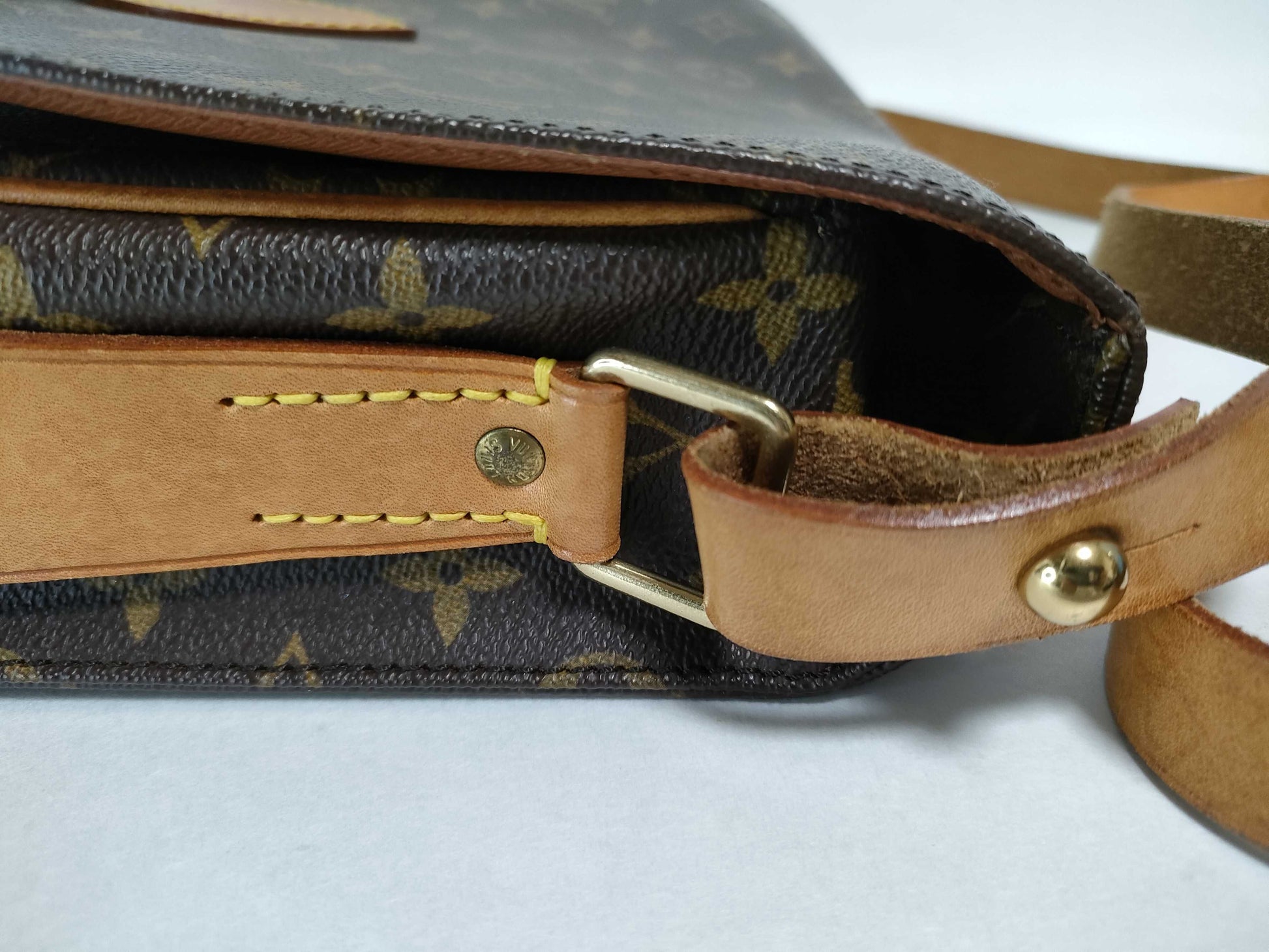LOUIS VUITTON Monogram Vuitton Cathiere GM Shoulder Bag