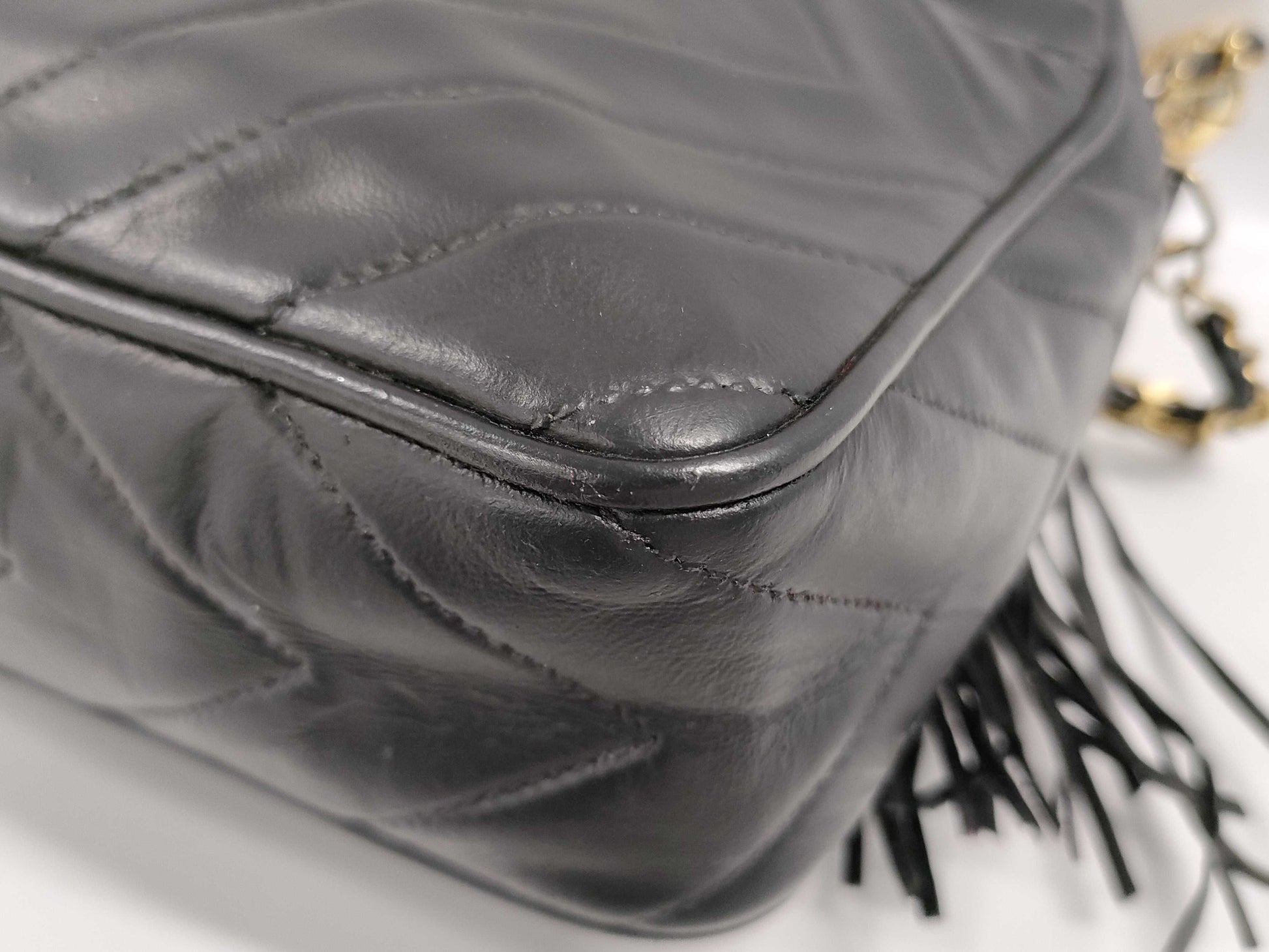 CHANEL Fringe Shoulder Bag