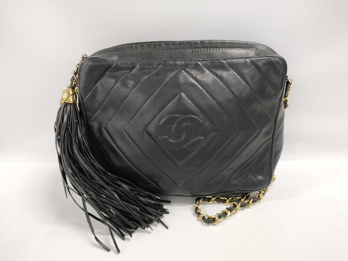 CHANEL Fringe Shoulder Bag