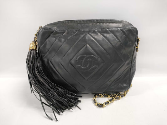 CHANEL Fringe Shoulder Bag