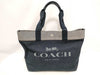 COACH denim tote bag