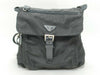 PRADA Nylon PRADA Triangle Logo Shoulder Bag Black Shoulder Bag