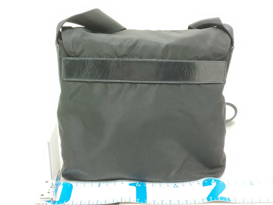 PRADA Nylon PRADA Triangle Logo Shoulder Bag Black Shoulder Bag