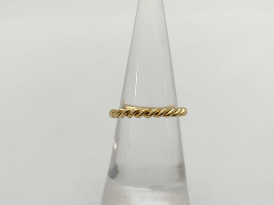 Tiffany&Co. Twisted YG 750 2.3g Ring