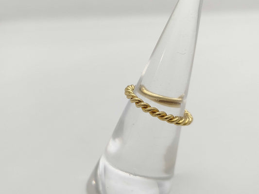 Tiffany&Co. Twisted YG 750 2.3g Ring
