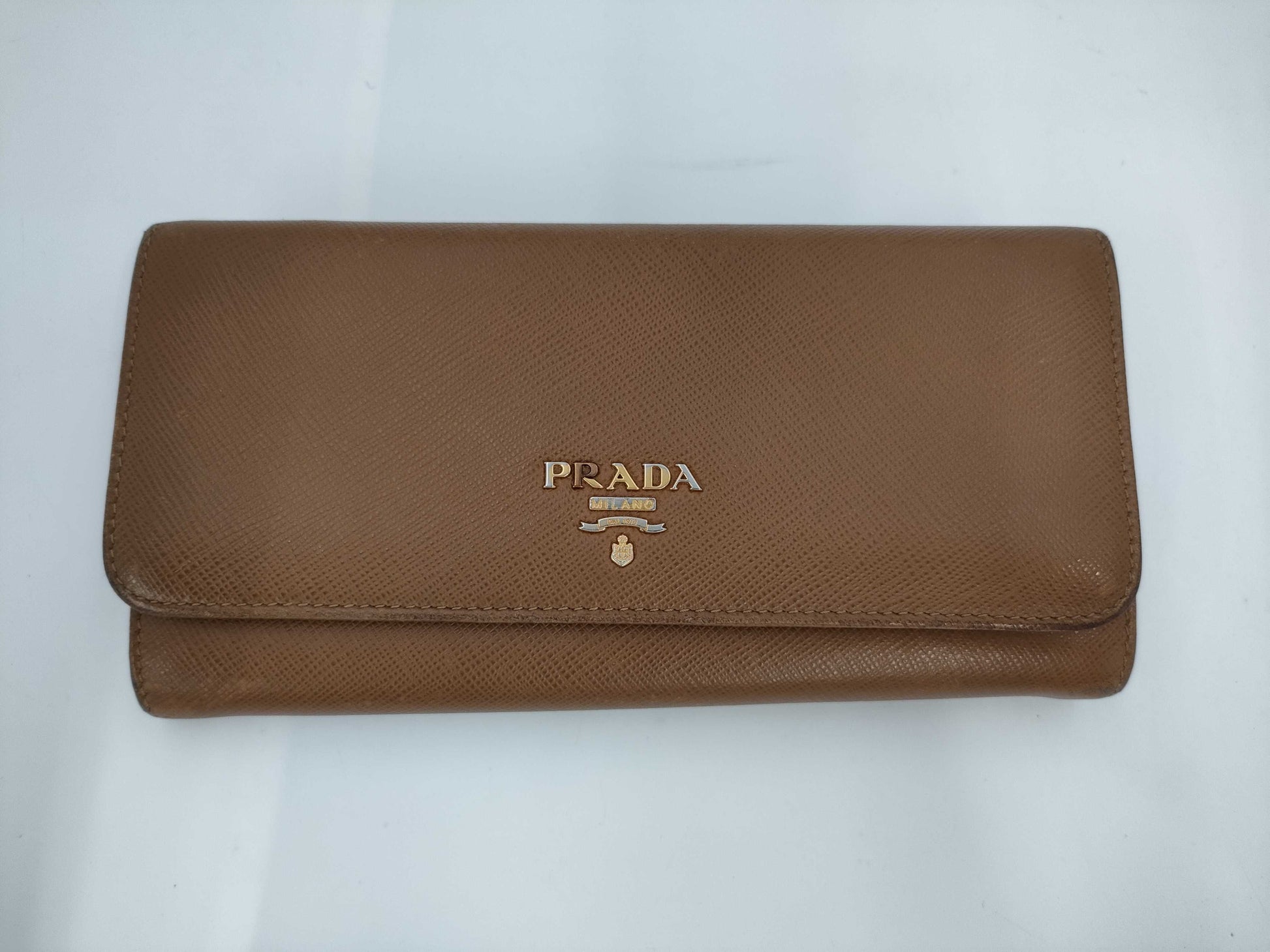 PRADA Long Wallet Brown Wallet