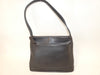 COACH black leather shoulder bag
