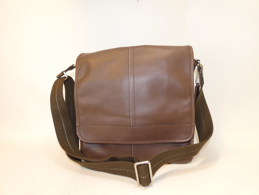 COACH Leather Dark Brown Shoulder Bag
