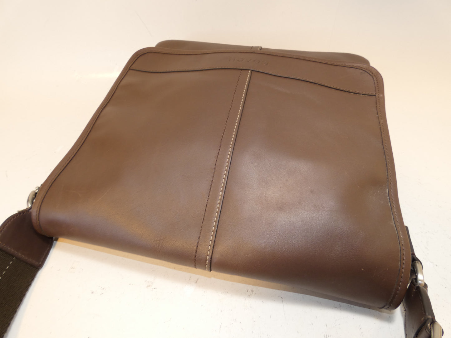 COACH Leather Dark Brown Shoulder Bag