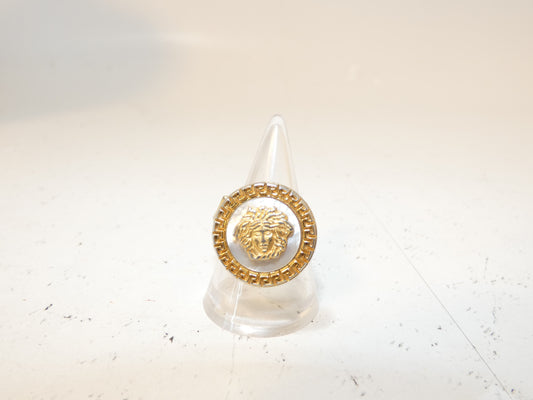 VERSACE Medusa Circle Shell Ring