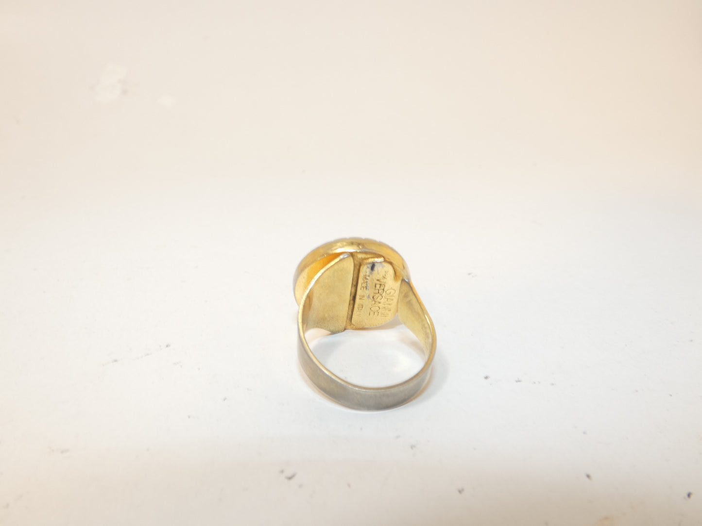 VERSACE Medusa Circle Shell Ring