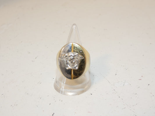 VERSACE Medusa Oval Ring