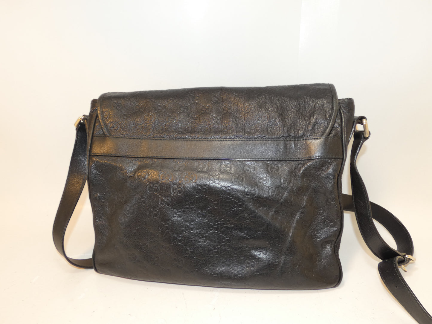 GUCCI GG Shima Black Shoulder Bag