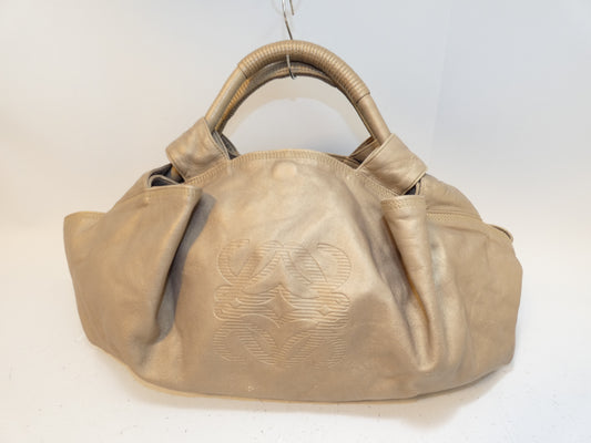 LOEWE Nappa Aire Anagram Leather Tote Handbag