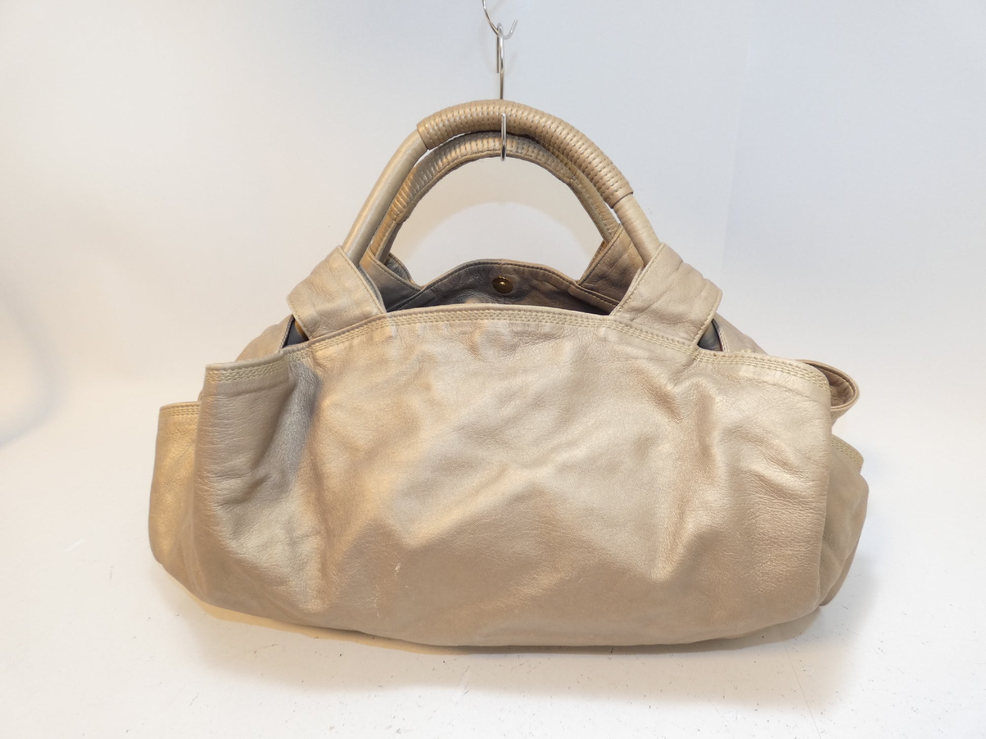 LOEWE Nappa Aire Anagram Leather Tote Handbag