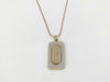 Dior Dior Necklace Logo Plate Gold Necklace