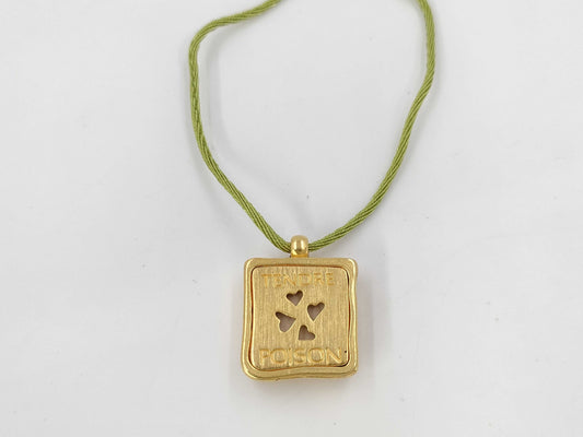 Dior TENDRE POISON Necklace Heart Box Gold Necklace