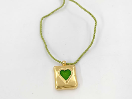 Dior TENDRE POISON Necklace Heart Box Gold Necklace