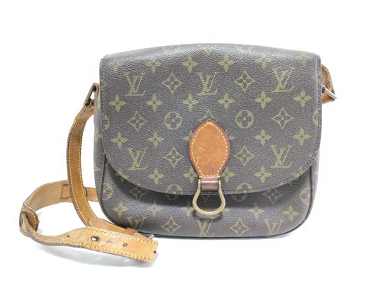 LOUIS VUITTON Monogram LV Louis Vuitton Saint-Cloud GM Monogram M51242 Shoulder Bag