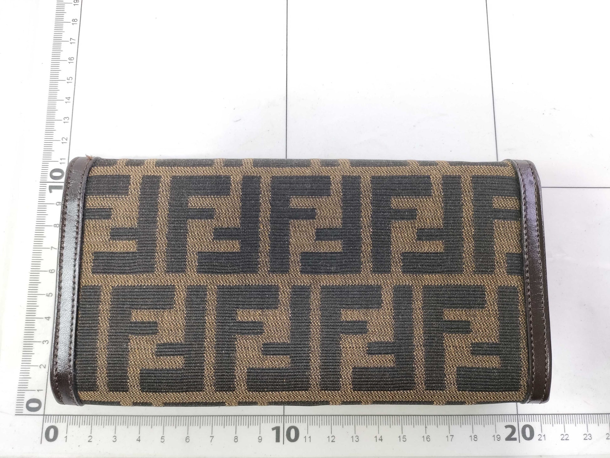 FENDI Fendi long wallet wallet Zucca pattern wallet