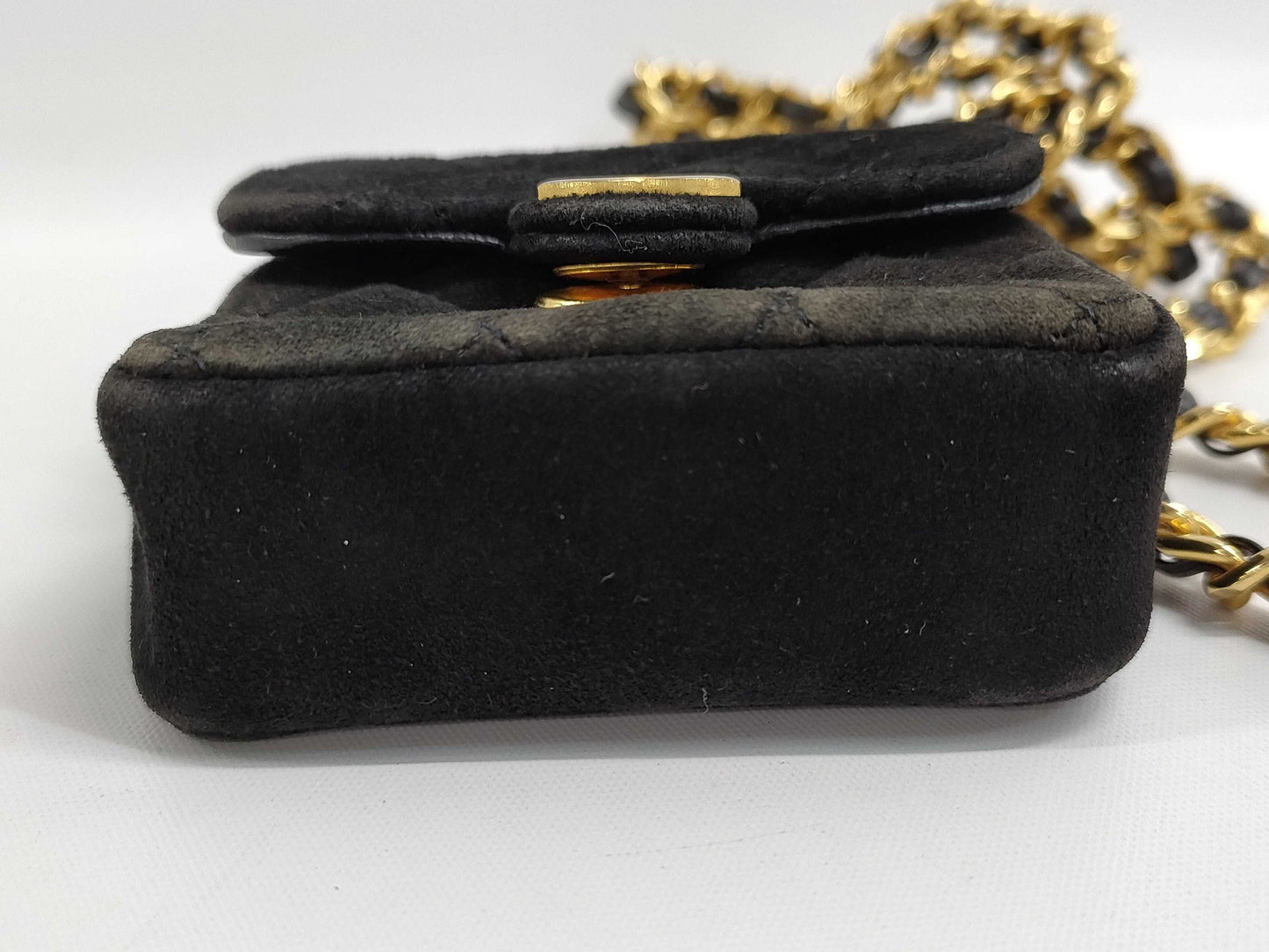 CHANEL CHANEL Mini Shoulder Bag Matelasse Velour Chain Shoulder Push Lock 1652015 No. 1 Shoulder Bag
