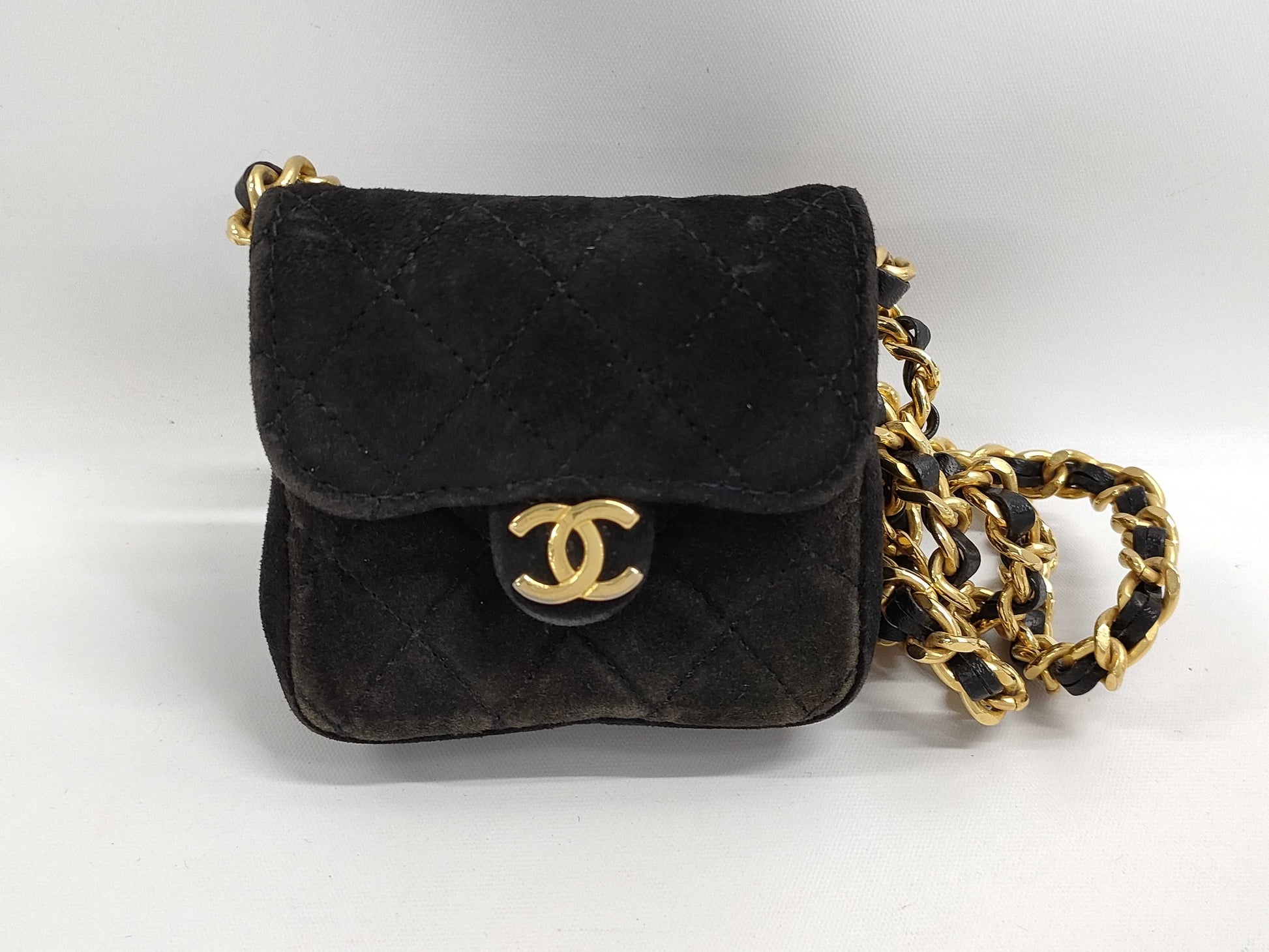 CHANEL CHANEL Mini Shoulder Bag Matelasse Velour Chain Shoulder Push Lock 1652015 No. 1 Shoulder Bag