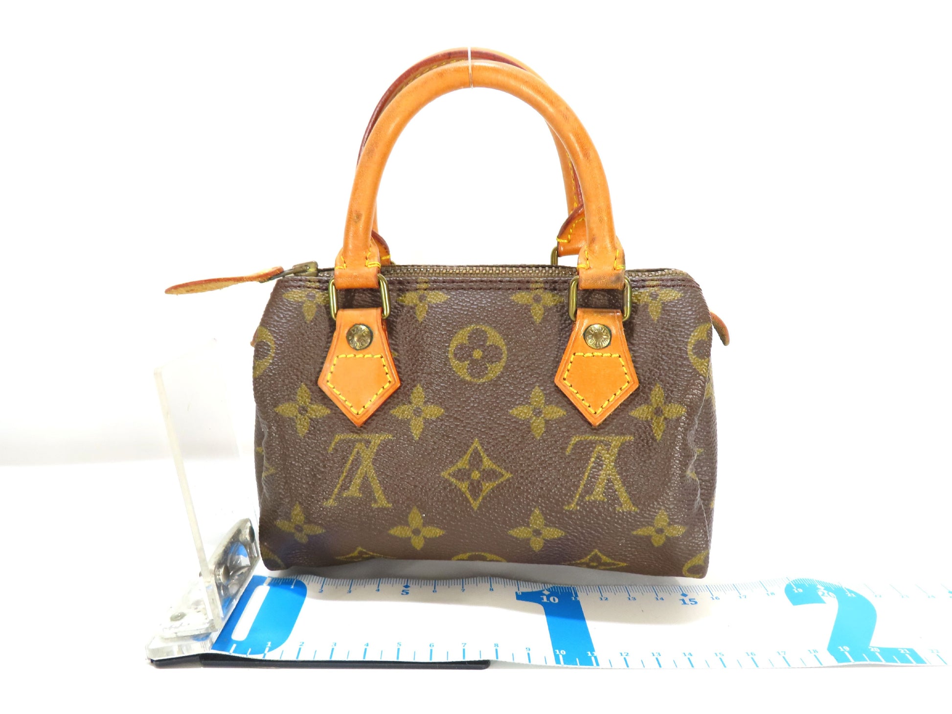 LOUIS VUITTON Monogram LV Mini Speedy Handbag