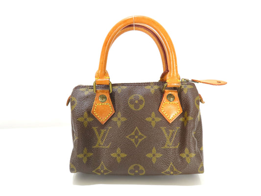 LOUIS VUITTON Monogram LV Mini Speedy Handbag