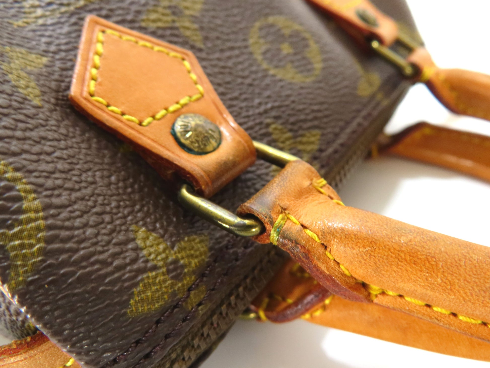 LOUIS VUITTON Monogram LV Mini Speedy Handbag