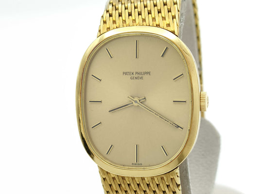 PATEK PHILIPPE Golden Ellipse 3548/1 Hand-Wound K18 Women's Watch
