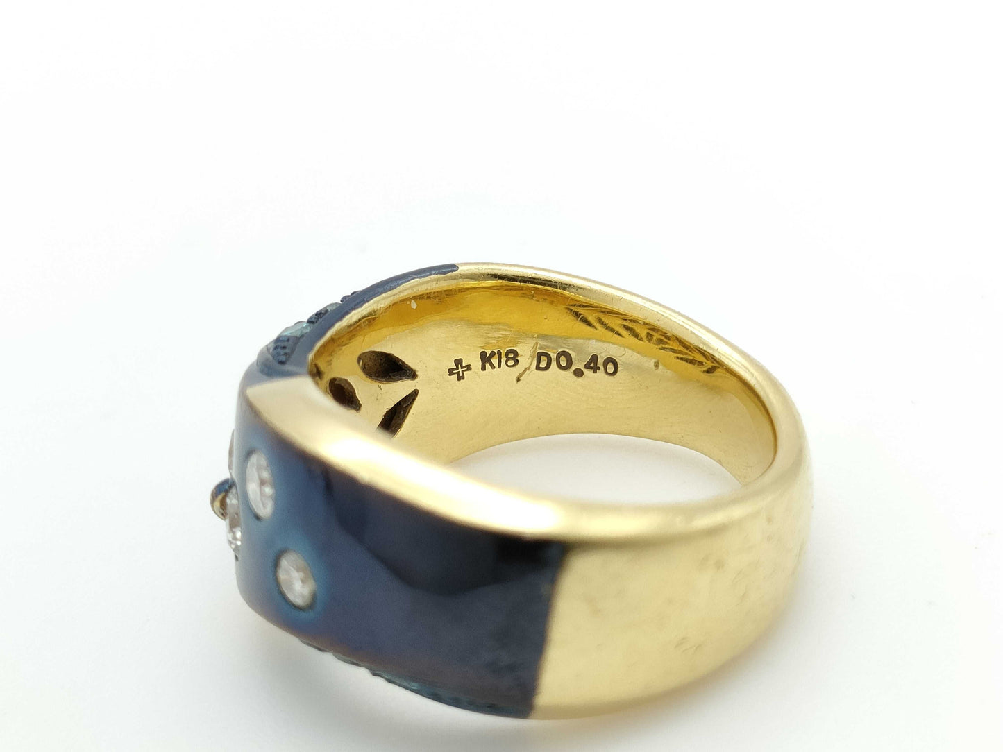 SOUTHERN CROSS D0.11/0.40ct K18 11.6g Ring