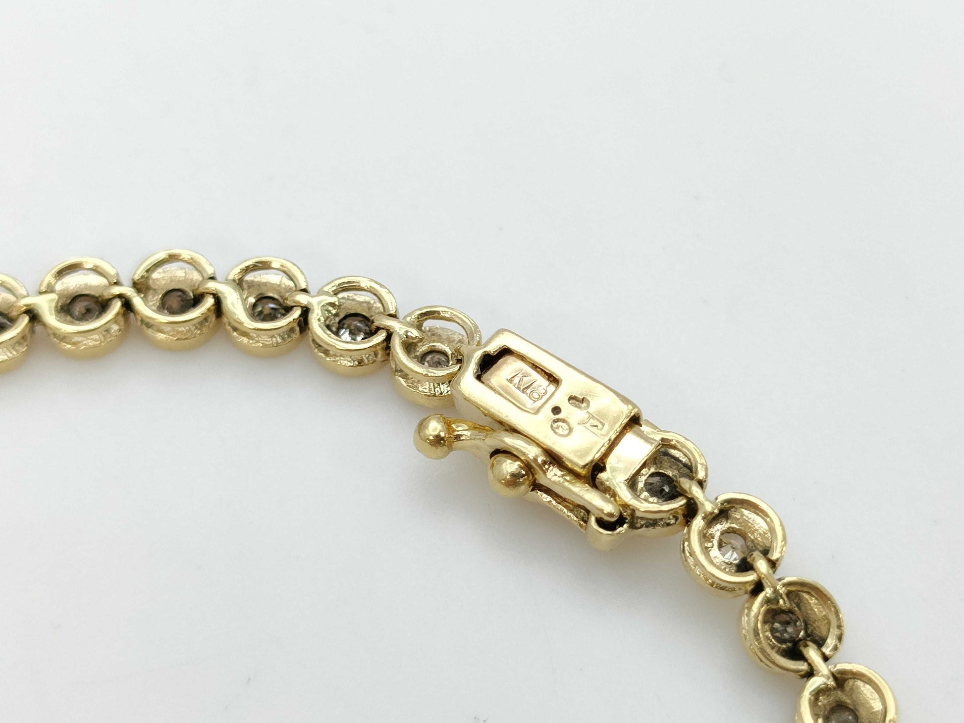 D1.00ct K18 9.6g Bracelet Bangle