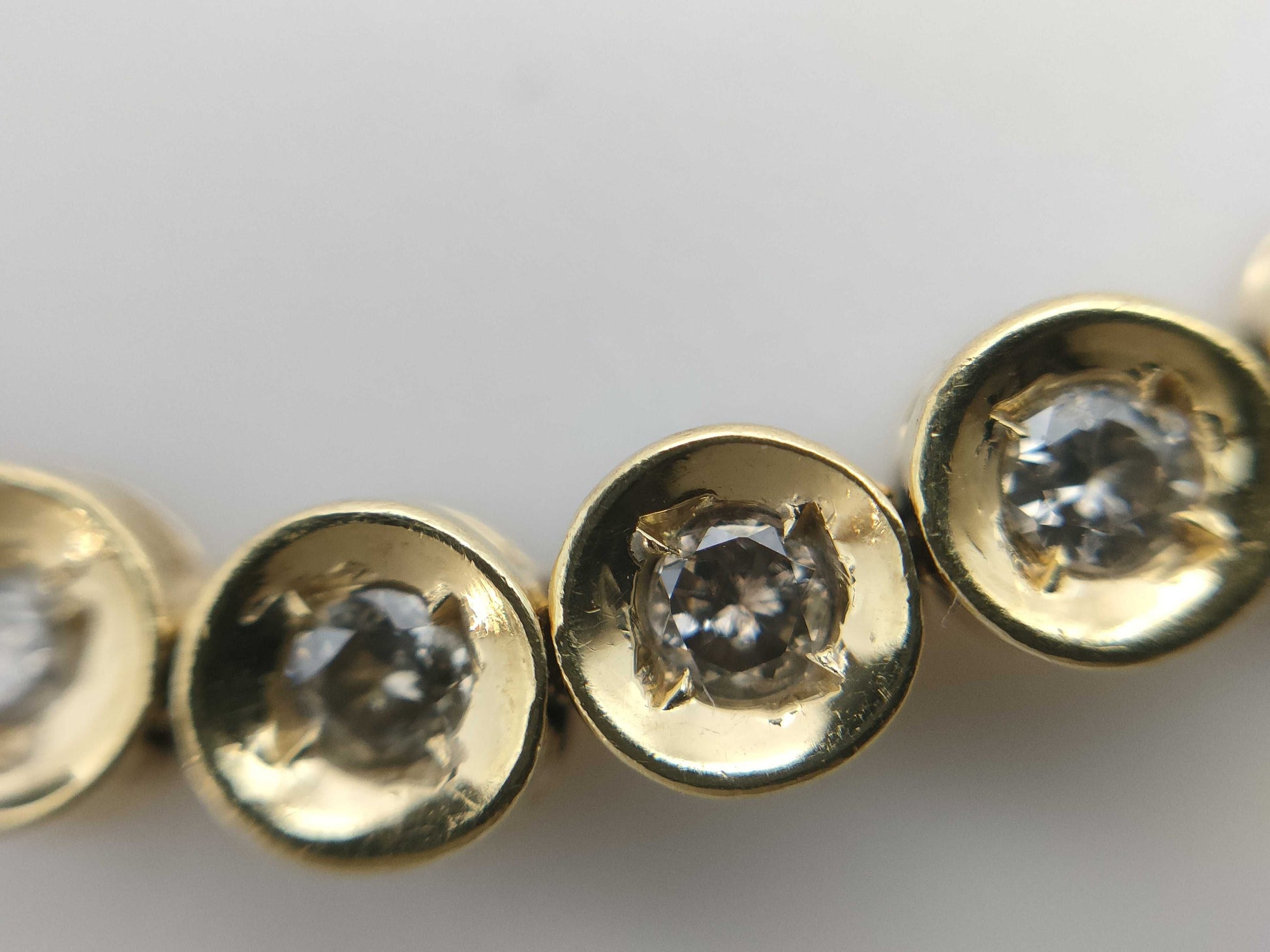 D1.00ct K18 9.6g Bracelet Bangle