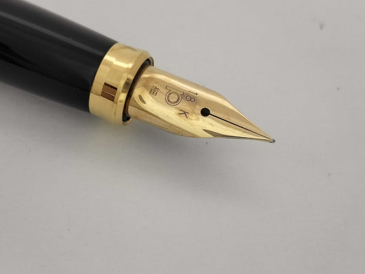 Platinum 18K Maki-e Plum and Pine Needles Fountain Pen by Ippei Box Pen