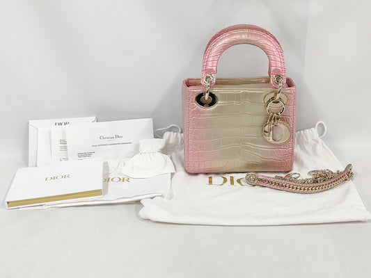 Dior DIOR/Christian Dior Handbag Lady Dior Mini Bag Handbag