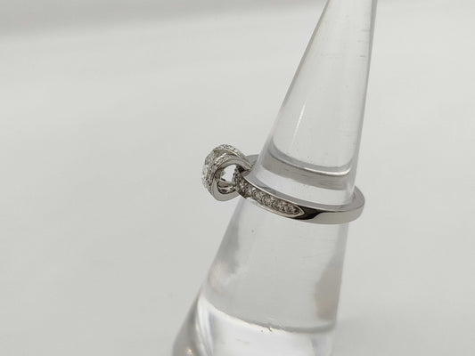 Tiffany&Co. Ribbon Diamond PT950 5.0g Ring