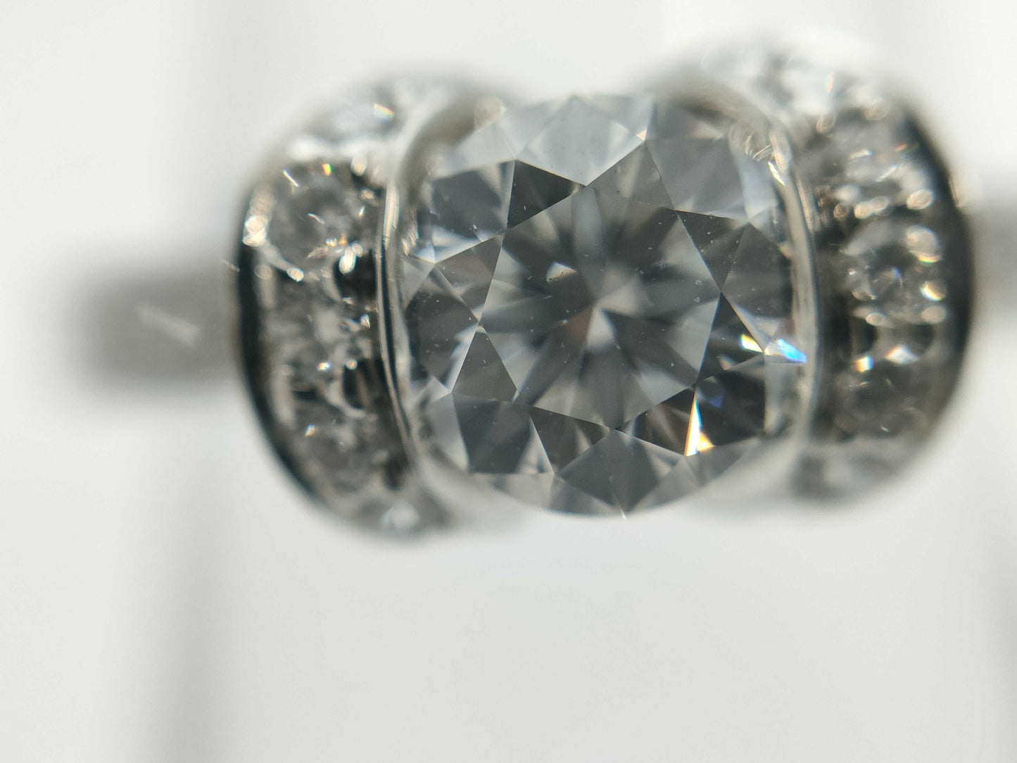 Tiffany&Co. Ribbon Diamond PT950 5.0g Ring