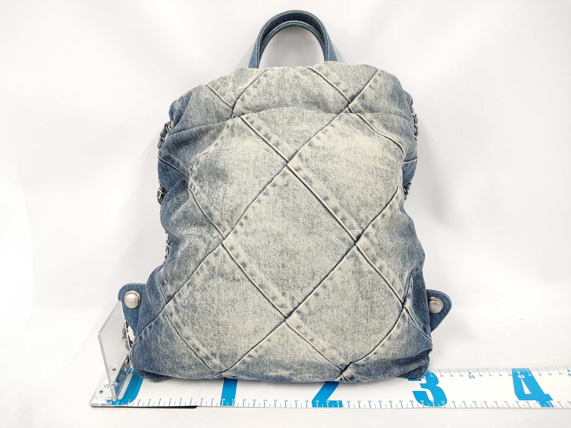 CHANEL CHANEL Backpack CHANEL 22 / CHANEL 22 Backpack Indigo Blue Denim Backpack